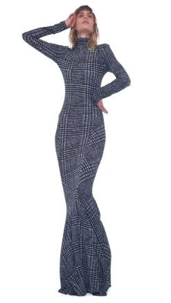 TURTLE FISHTAIL GOWN 22 TURTLE FISHTAIL GOWN -Norma Kamali 0028 7 14 20nk 04181