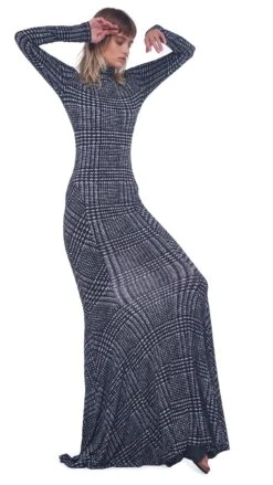 TURTLE FISHTAIL GOWN 23 TURTLE FISHTAIL GOWN -Norma Kamali 0029 7 14 20nk 04150