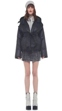 HOODED SLEEPING BAG JACKET