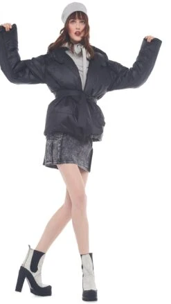 HOODED SLEEPING BAG JACKET 11 HOODED SLEEPING BAG JACKET -Norma Kamali 1 13 21nk16331