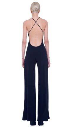 LOW BACK SLIP JUMPSUIT 8 LOW BACK SLIP JUMPSUIT -Norma Kamali 1 23 19 nk 00045