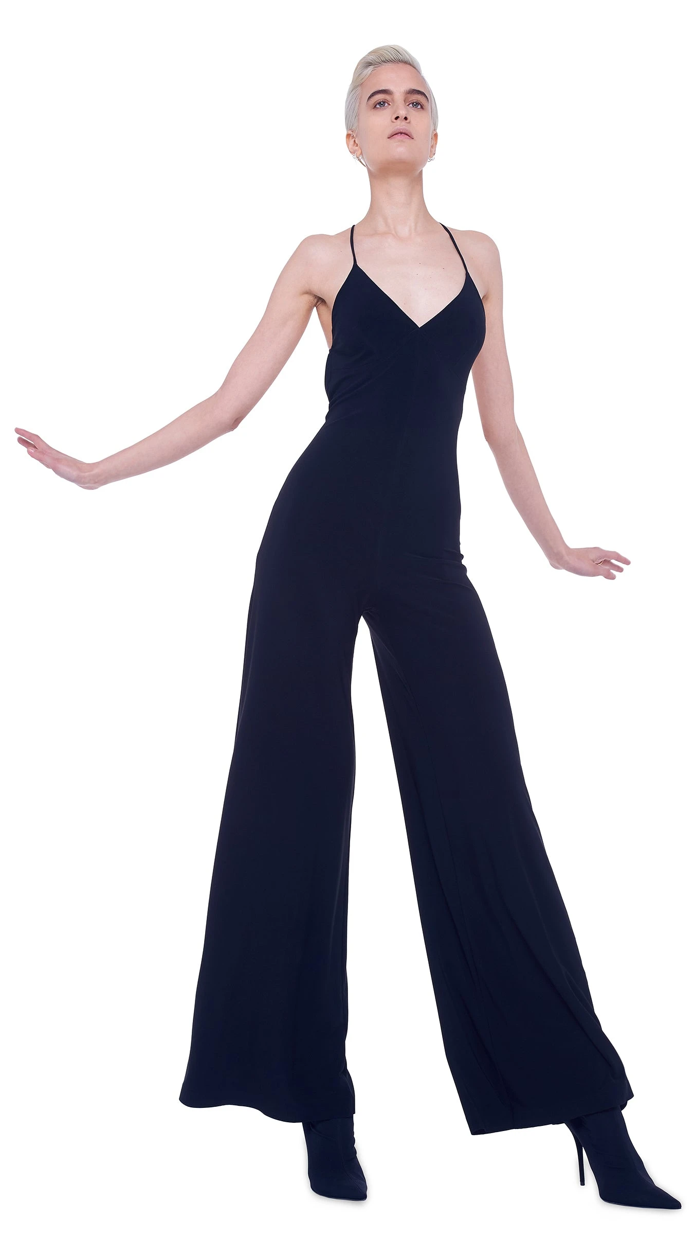 LOW BACK SLIP JUMPSUIT 4 LOW BACK SLIP JUMPSUIT - Image 4