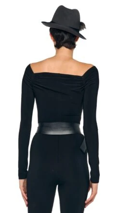 FADACHY CLASSIC FEDORA HAT 6 FADACHY CLASSIC FEDORA HAT -Norma Kamali 1 29 25f25 nk 03385