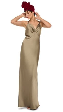 CROSS BACK BIAS GOWN -Norma Kamali 1 29 25f25nk00523