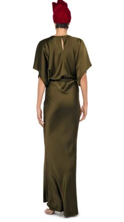 REVERSE OBIE GOWN -Norma Kamali 1 29 25f25nk00609