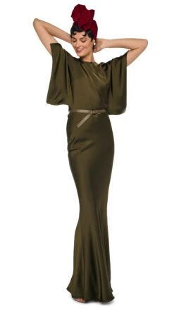 REVERSE OBIE GOWN -Norma Kamali 1 29 25f25nk00634