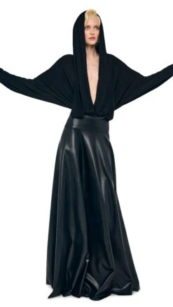 HOODED SUPER OS BF NK SHIRT BODYSUIT -Norma Kamali 1 29 25f25nk02414 e1edd403 4a15 4f01 8c7d 8d572fb42205