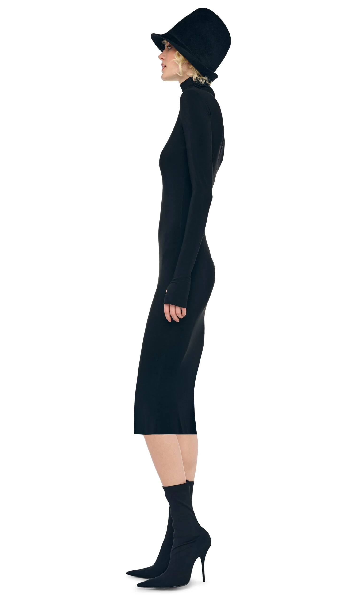 LONG SLEEVE TURTLENECK DRESS 2 LONG SLEEVE TURTLENECK DRESS - Image 2