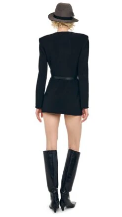 LS V NECK ZIP FRONT JACKET 9 LS V NECK ZIP FRONT JACKET -Norma Kamali 1 29 25f25nk04434