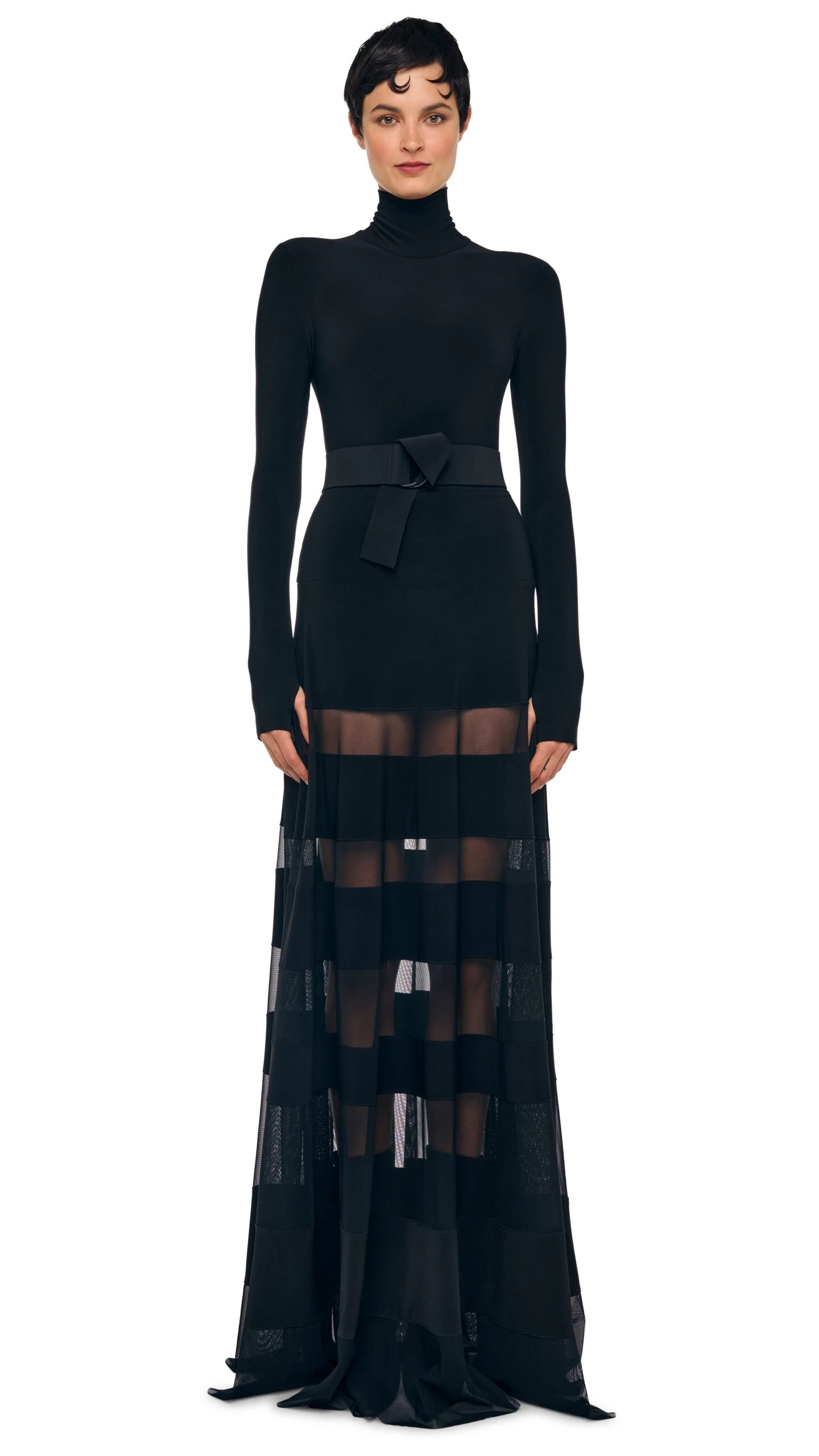 SPLICED FLARED SKIRT TO FLOOR 1 SPLICED FLARED SKIRT TO FLOOR