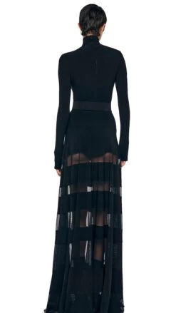 SPLICED FLARED SKIRT TO FLOOR 9 SPLICED FLARED SKIRT TO FLOOR -Norma Kamali 1 29 25f25nk05399