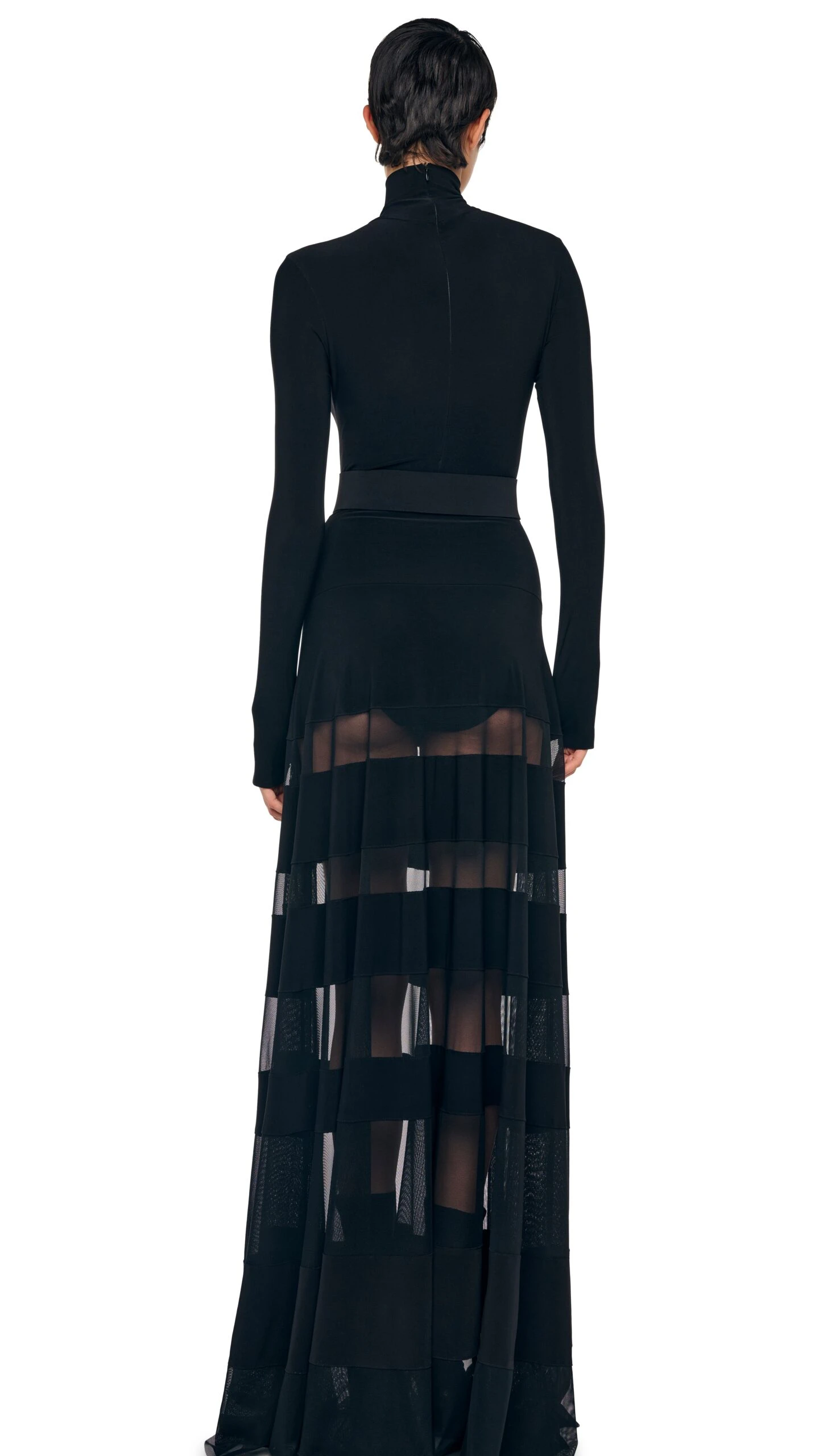 SPLICED FLARED SKIRT TO FLOOR 3 SPLICED FLARED SKIRT TO FLOOR - Image 3