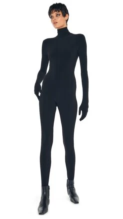 TURTLE CATSUIT WITH FOOTIE -Norma Kamali 1 30 24nk04319