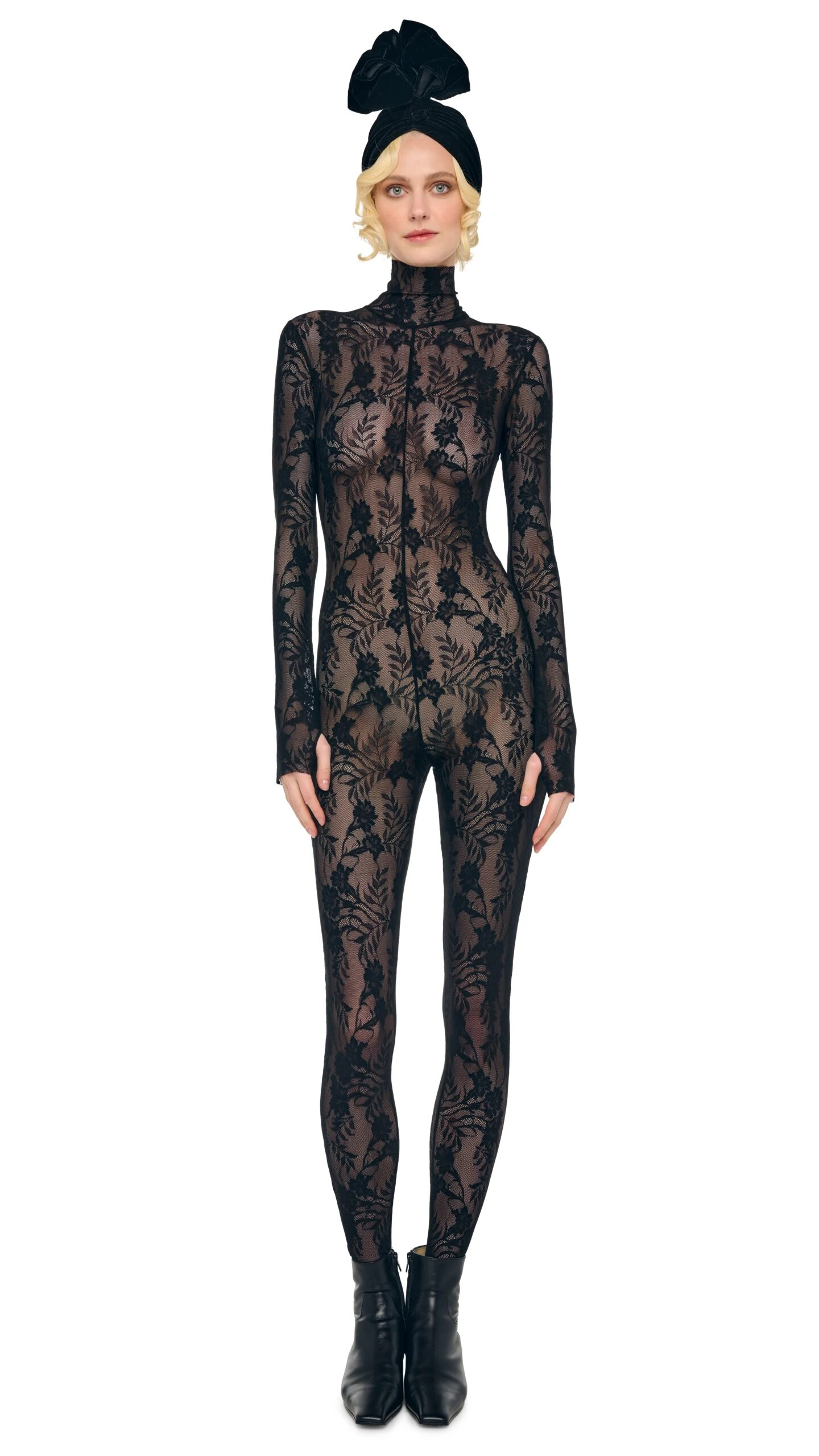 LONG SLEEVE SLIM FIT TURTLE CATSUIT W/ FOOTIE 1 LONG SLEEVE SLIM FIT TURTLE CATSUIT W/ FOOTIE