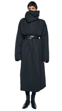 HIGH COLLAR SLEEPING BAG COAT LONG