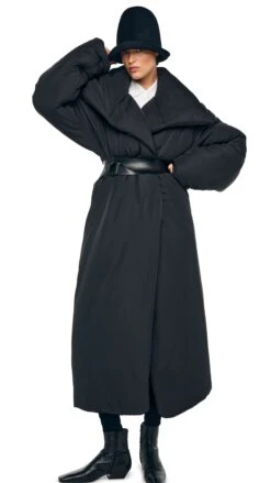 HIGH COLLAR OS BF SLEEPING BAG COAT -Norma Kamali 1 3025f25nk07179 8e2f9fd9 412a 4a69 ac2b 0b8a105af2ba