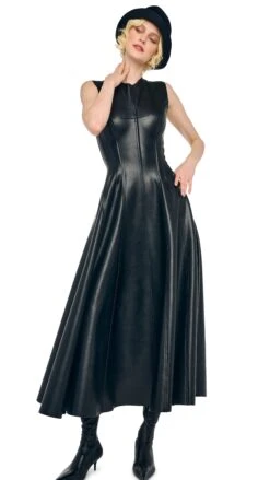 SLEEVELESS LONG GRACE DRESS 10 SLEEVELESS LONG GRACE DRESS -Norma Kamali 1 3025f25nk07243