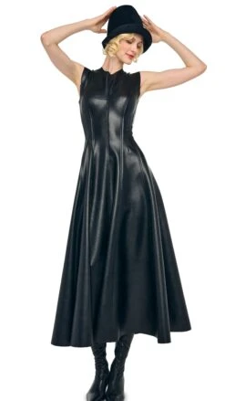 SLEEVELESS LONG GRACE DRESS 12 SLEEVELESS LONG GRACE DRESS -Norma Kamali 1 3025f25nk07262