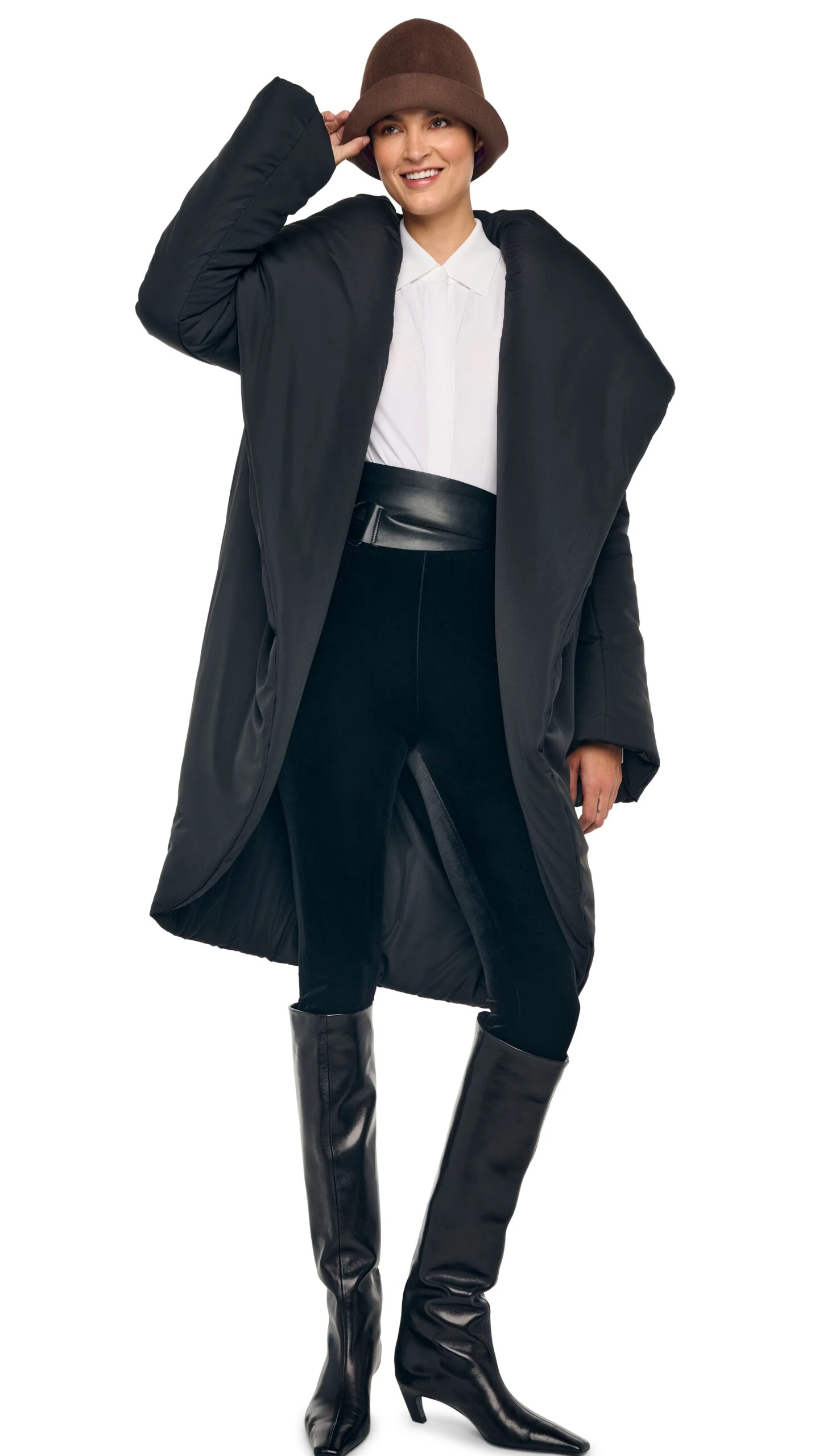 SHAWL COLLAR SLEEPING BAG COAT 4 SHAWL COLLAR SLEEPING BAG COAT - Image 4