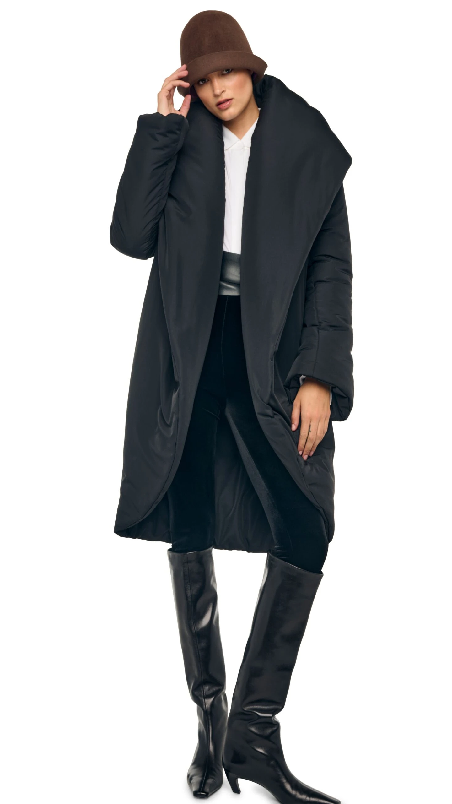 SHAWL COLLAR SLEEPING BAG COAT 6 SHAWL COLLAR SLEEPING BAG COAT - Image 6