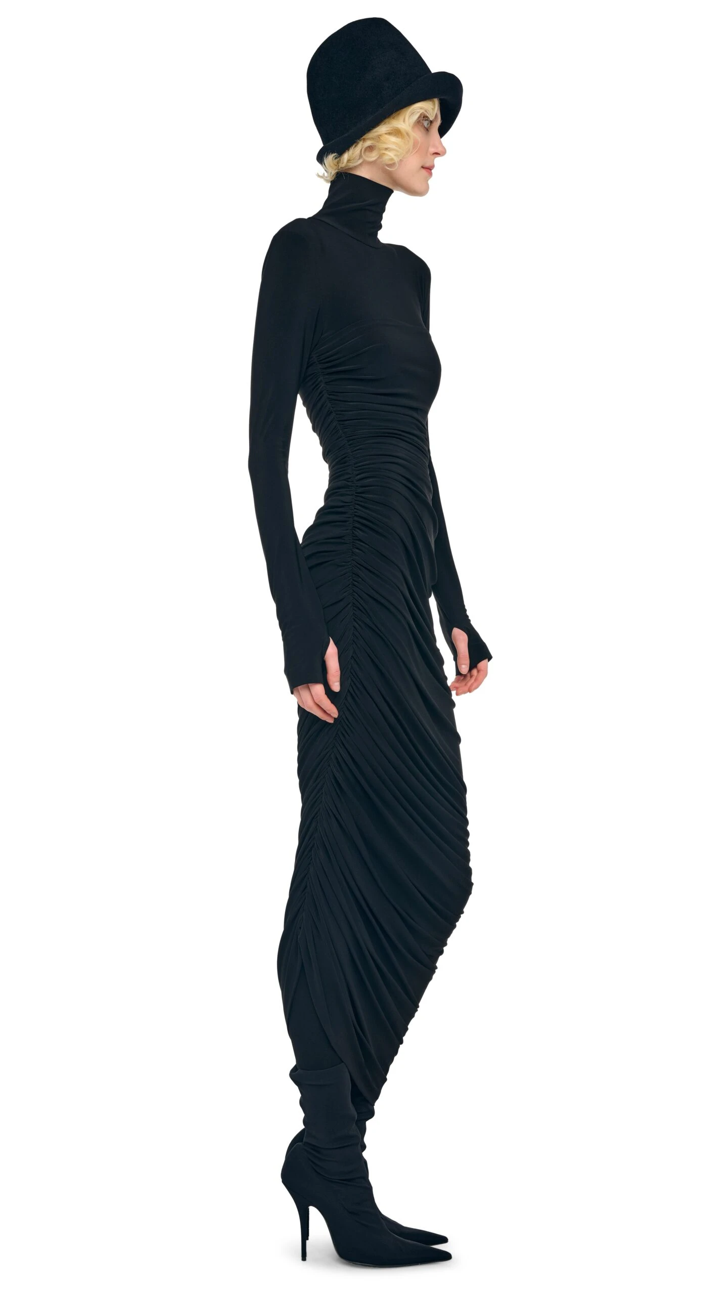 LS TURTLENECK STRAPLESS DIANA GOWN W/ CATSUIT 4 LS TURTLENECK STRAPLESS DIANA GOWN W/ CATSUIT - Image 4