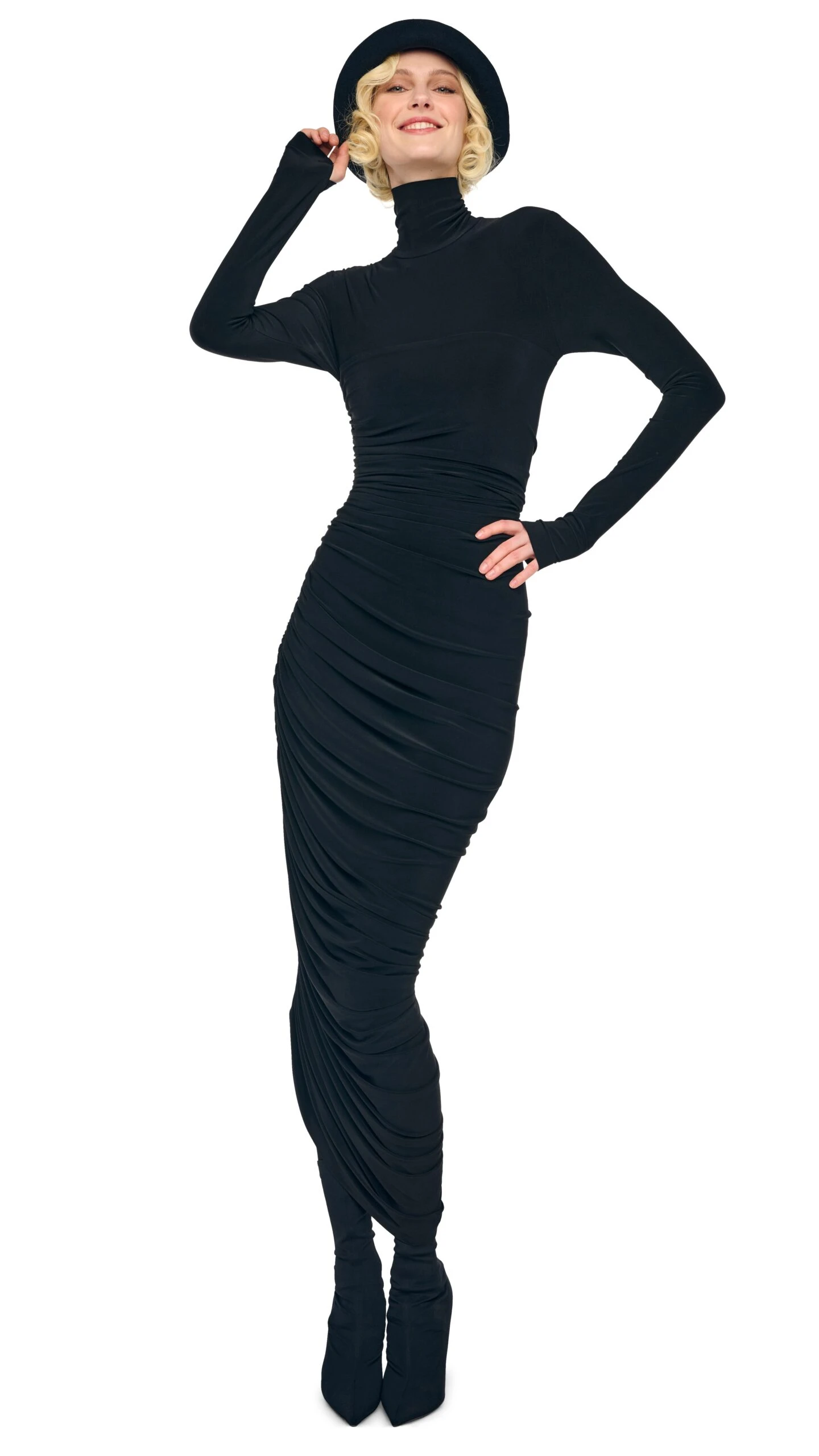 LS TURTLENECK STRAPLESS DIANA GOWN W/ CATSUIT 6 LS TURTLENECK STRAPLESS DIANA GOWN W/ CATSUIT - Image 6