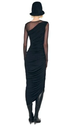 LONG SLEEVE DIANA GOWN + LEGGING W/ FOOTIE -Norma Kamali 1 3025f25nk08085