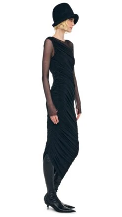 LONG SLEEVE DIANA GOWN + LEGGING W/ FOOTIE -Norma Kamali 1 3025f25nk08089