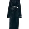 OS SHAWL COLLAR MAXI COAT