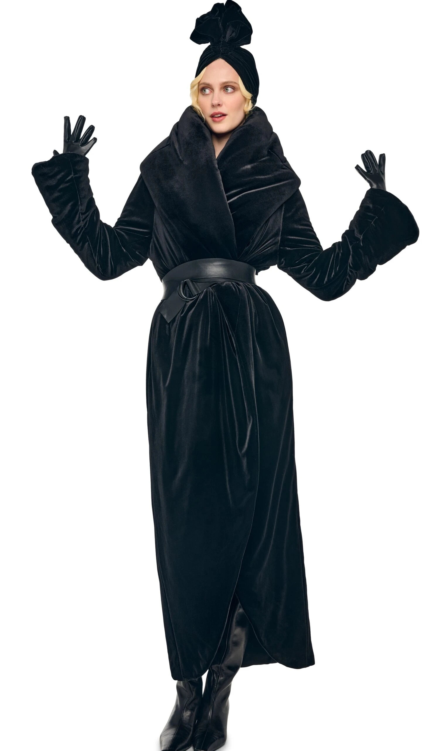 OS SHAWL COLLAR MAXI COAT 4 OS SHAWL COLLAR MAXI COAT - Image 4