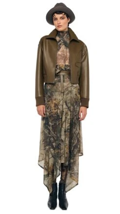 MENS ZIP FRONT CLASSIC CROPPED JACKET