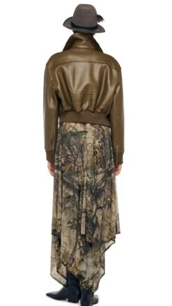 MENS ZIP FRONT CLASSIC CROPPED JACKET -Norma Kamali 1 3025f25nk09425