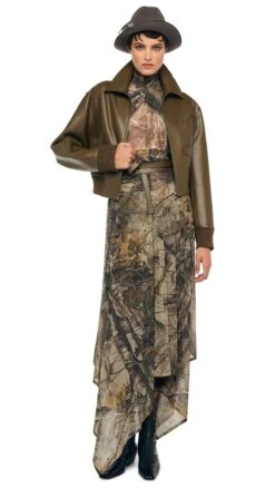 MENS ZIP FRONT CLASSIC CROPPED JACKET -Norma Kamali 1 3025f25nk09433