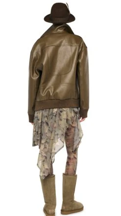 OS MENS CLASSIC ZIP FRONT JACKET -Norma Kamali 1 3025f25nk10301