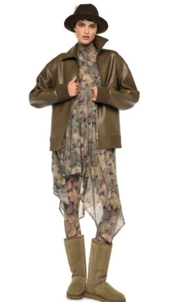 OS MENS CLASSIC ZIP FRONT JACKET -Norma Kamali 1 3025f25nk10314