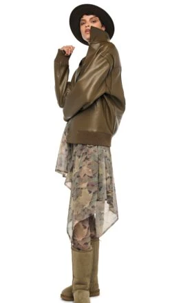 OS MENS CLASSIC ZIP FRONT JACKET -Norma Kamali 1 3025f25nk10327