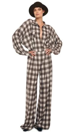 SUPER OS BF NK SHIRT BODYSUIT W/ POCKETS -Norma Kamali 1 3025f25nk10615