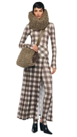 PLEATED LONG SKIRT W/ SLIT 12 PLEATED LONG SKIRT W/ SLIT -Norma Kamali 1 3025f25nk10745 4bc3f5d0 4e19 4aaf 9ca6 dfdb861d3eaa