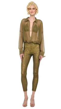 CROPPED LEGGING W/O WAISTBAND 12 CROPPED LEGGING W/O WAISTBAND -Norma Kamali 1 3025f25nk11050