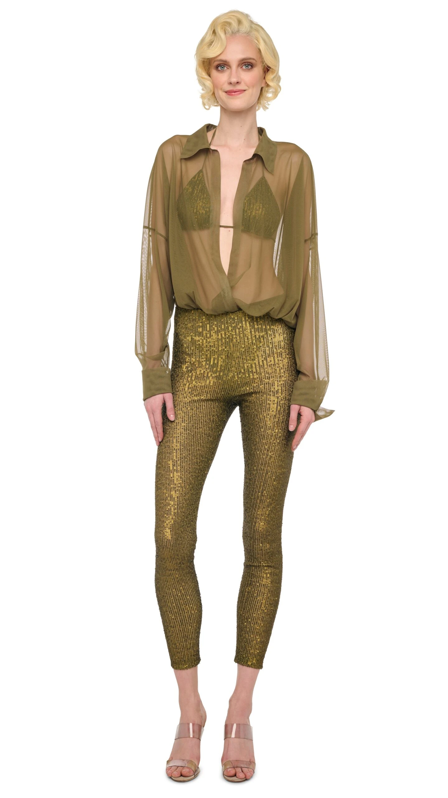 CROPPED LEGGING W/O WAISTBAND 6 CROPPED LEGGING W/O WAISTBAND - Image 6