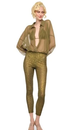 CROPPED LEGGING W/O WAISTBAND 11 CROPPED LEGGING W/O WAISTBAND -Norma Kamali 1 3025f25nk11080