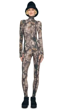 LONG SLEEVE TURTLE CATSUIT W/ FOOTIE