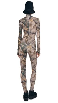 LONG SLEEVE TURTLE CATSUIT W/ FOOTIE -Norma Kamali 1 31 25f25nk12172 bea51d49 e20b 4da2 a26d 61014eec7d4f