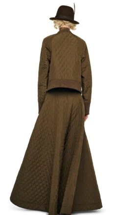 QUILTED SHORT BOMBER JACKET -Norma Kamali 1 31 25f25nk13071 c106bc7a 86e0 4743 9ec6 e4560b150236