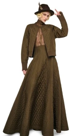 QUILTED SHORT BOMBER JACKET