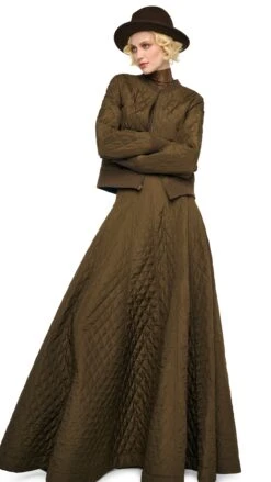 QUILTED SHORT BOMBER JACKET -Norma Kamali 1 31 25f25nk13087 314b067a 9f40 4cf6 be2a c8b05fb92f46