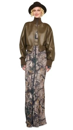 OVERSIZED TURTLE BOMBER JACKET TO WAIST