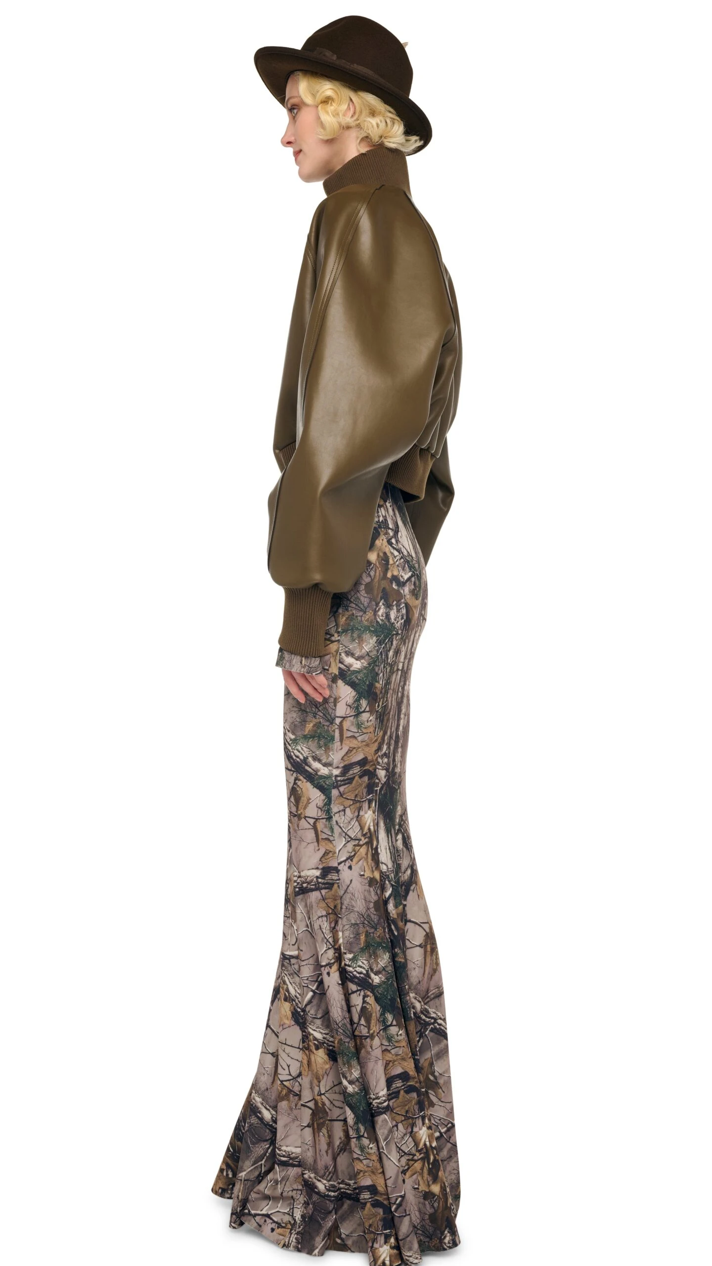 OVERSIZED TURTLE BOMBER JACKET TO WAIST 2 OVERSIZED TURTLE BOMBER JACKET TO WAIST - Image 2