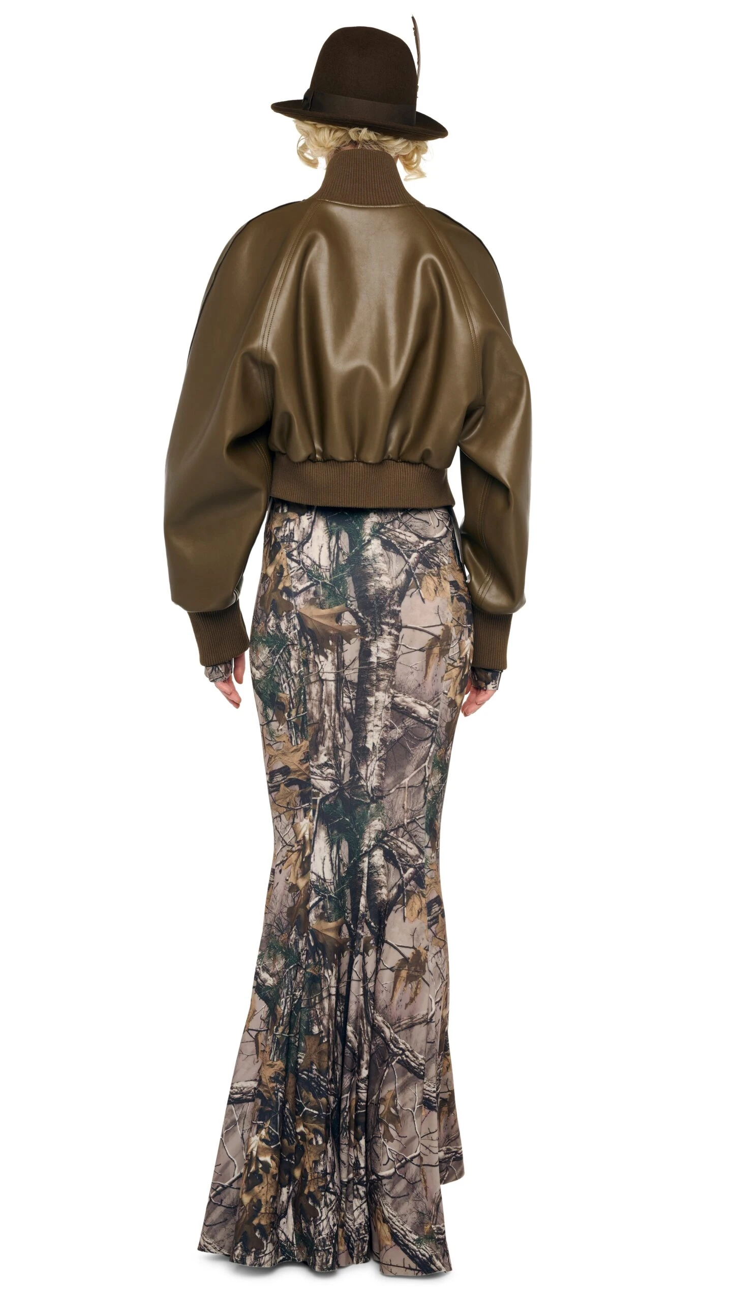 OVERSIZED TURTLE BOMBER JACKET TO WAIST 3 OVERSIZED TURTLE BOMBER JACKET TO WAIST - Image 3