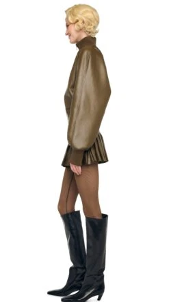 OVERSIZED TURTLE BOMBER JACKET TO WAIST 19 OVERSIZED TURTLE BOMBER JACKET TO WAIST -Norma Kamali 1 31 25f25nk14446 a1e26d61 d227 4262 ab79 9cdee6433053